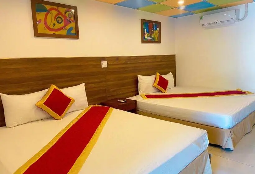 اتاق استاندارد چهار تخته, Khách Sạn Vườn Cau & Khu Vui Chơi Giải Trí Sala