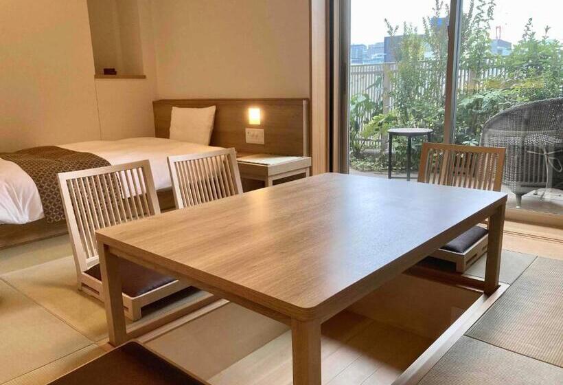 חדר דלוקס לארבעה, Dormy Inn Premium Ginza