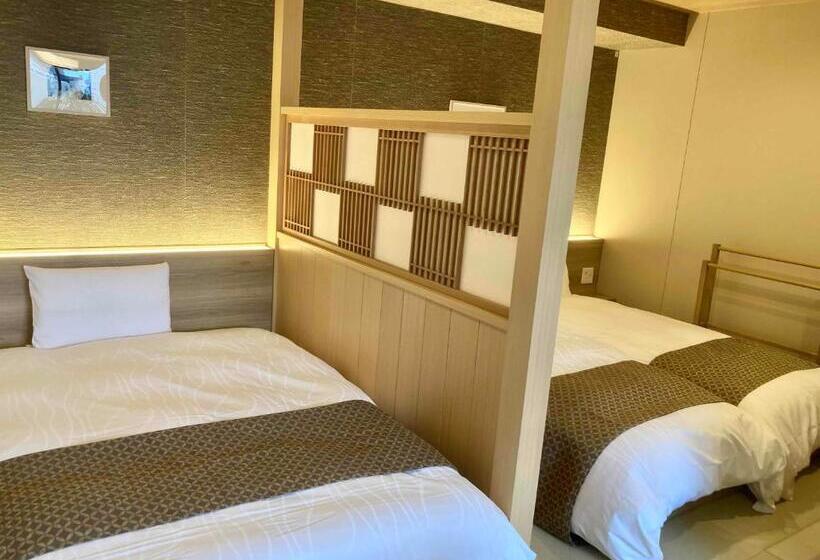 חדר דלוקס לארבעה, Dormy Inn Premium Ginza