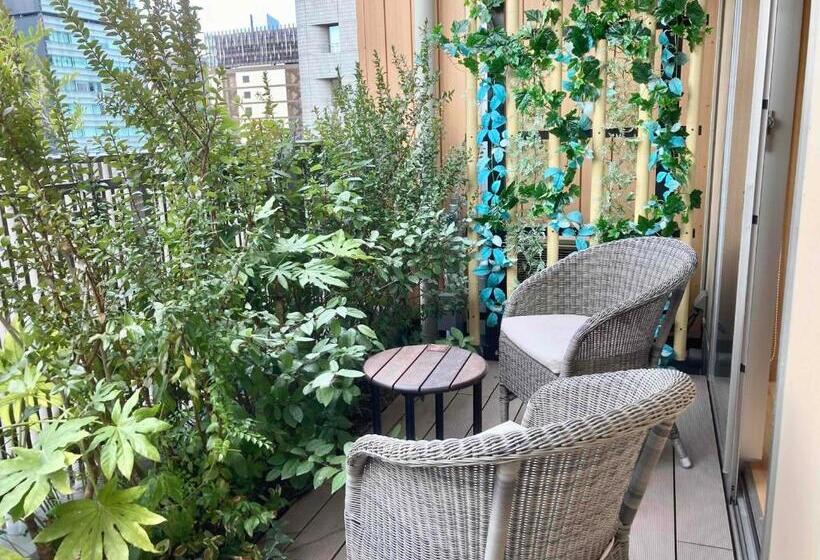 חדר דלוקס לארבעה, Dormy Inn Premium Ginza