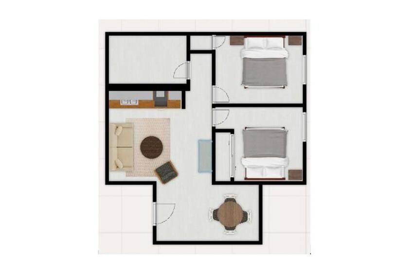 סוויטת 2 חדרי שינה, Seaside Villas