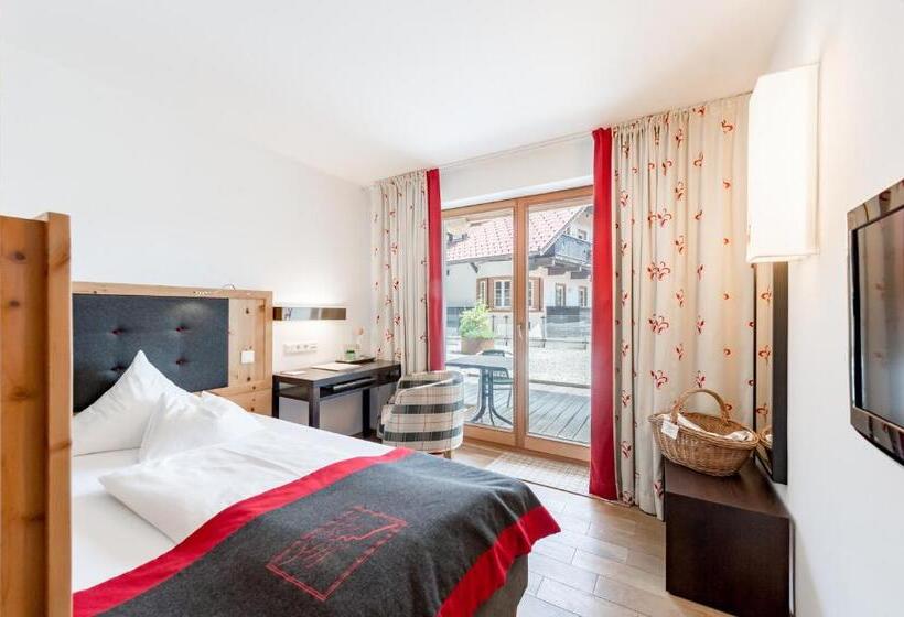 带阳台的标准单人间, Inntaler Hof