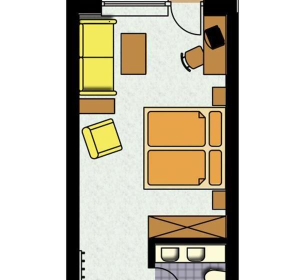 带阳台基本间, Inntaler Hof