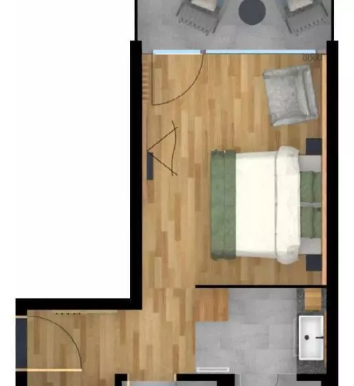 景色の見えるスーペリアルーム, Pachmair 1453 Apart Resort Opening 2025