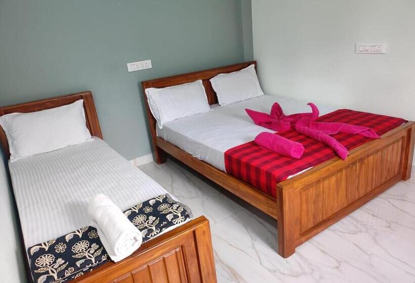 带大床的标准间, Sri Aksha Residency