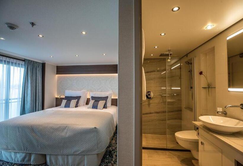 琮城市景观的豪华间, Viva Riverside 4 Köln