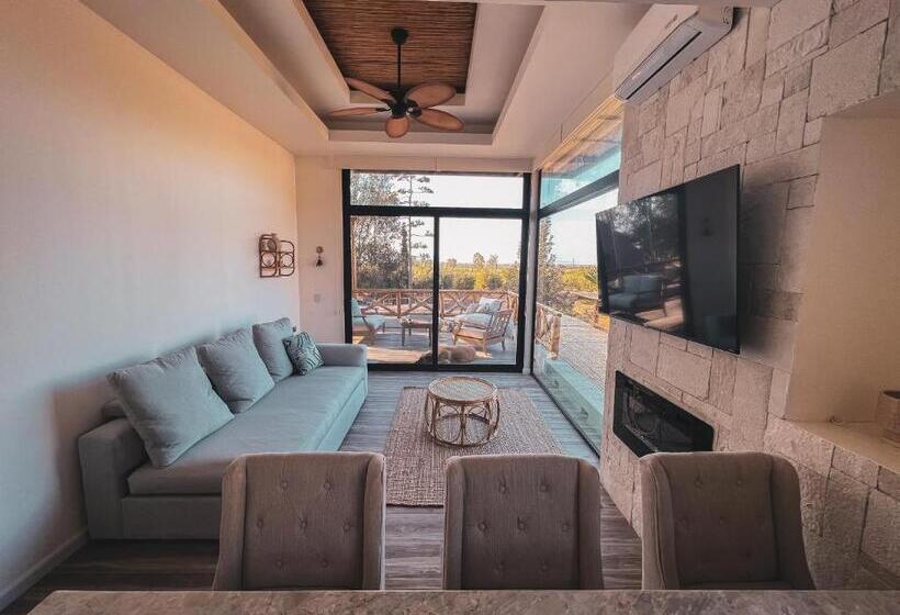 キングサイズベッドのデラックススイート, Penthouse At Hotel Boutique Valle De Guadalupe