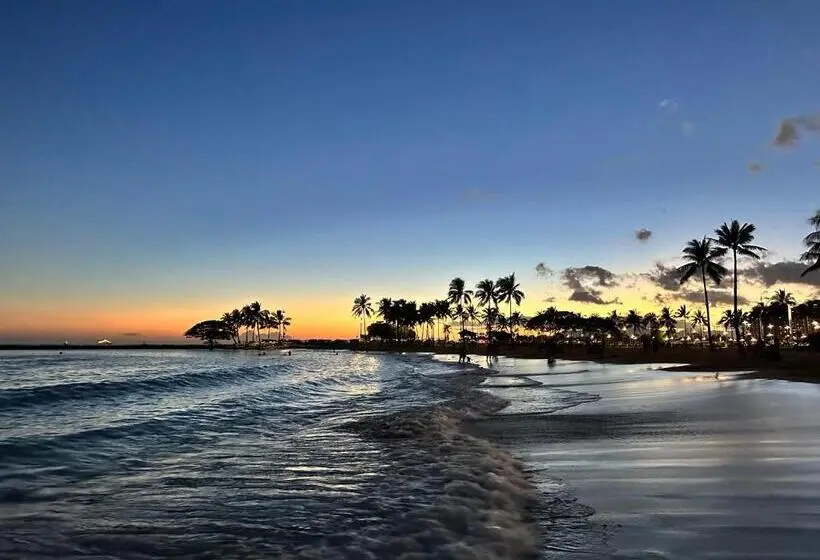 海の見える1ベッドルームアパートメント, Waikiki Beach Experience! Luxury Oceanview Suite!
