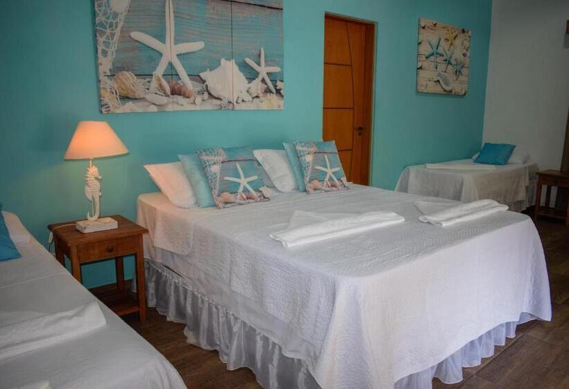 디럭스 4인 룸, Pousada Aloha Ubatuba