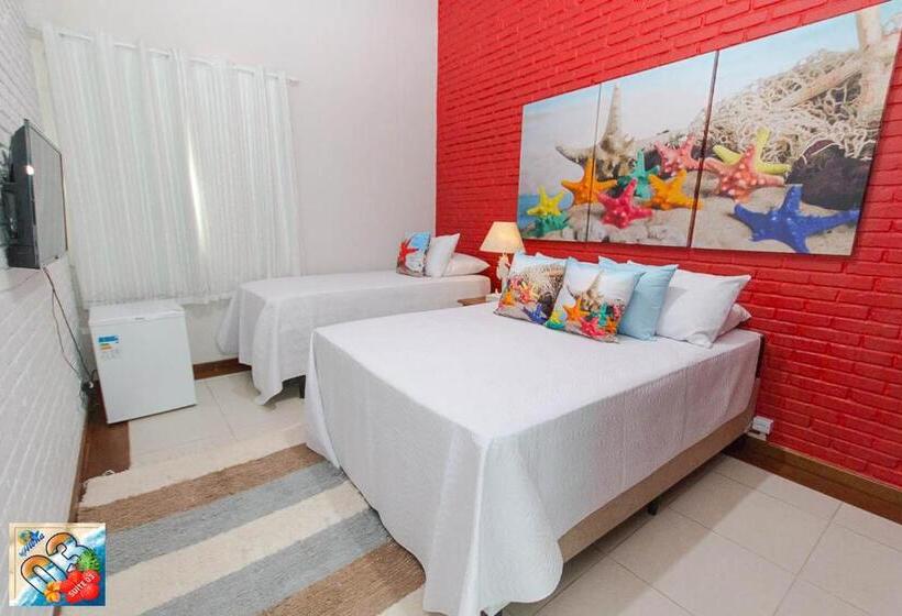 컴포트 트리플 룸, Pousada Aloha Ubatuba