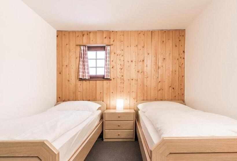 اتاق استاندارد با سرویس بهداشتی مشترک, Davoser Hüsli By Mountain Hotels