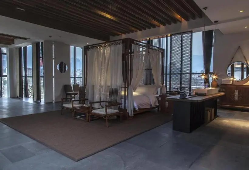 Standard-huone King-vuode, Zhangjiajie Song Boutique B & B   Zhangjiajie National Forest Park Wulingyuan