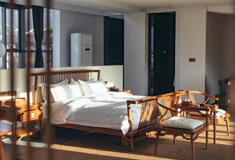 חדר סטנדרט עם מיטת קינג, Zhangjiajie Song Boutique B & B   Zhangjiajie National Forest Park Wulingyuan