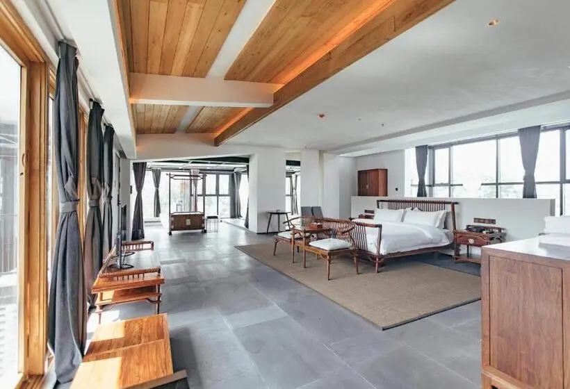 Standard-huone King-vuode, Zhangjiajie Song Boutique B & B   Zhangjiajie National Forest Park Wulingyuan