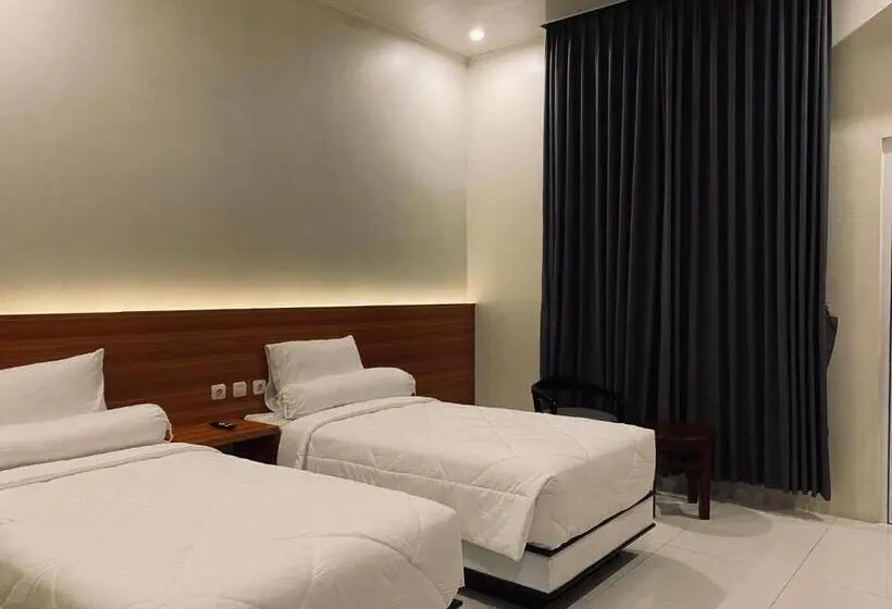 Habitació Estàndard Vista Jardí, Genio Syariah Hotel Solo
