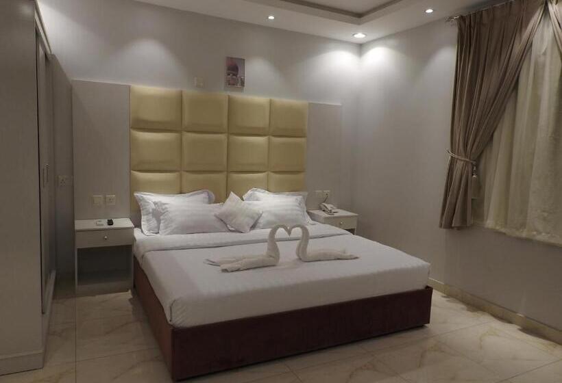 스탠다드 룸 킹사이즈 침대, نيو العرين بارك أبها