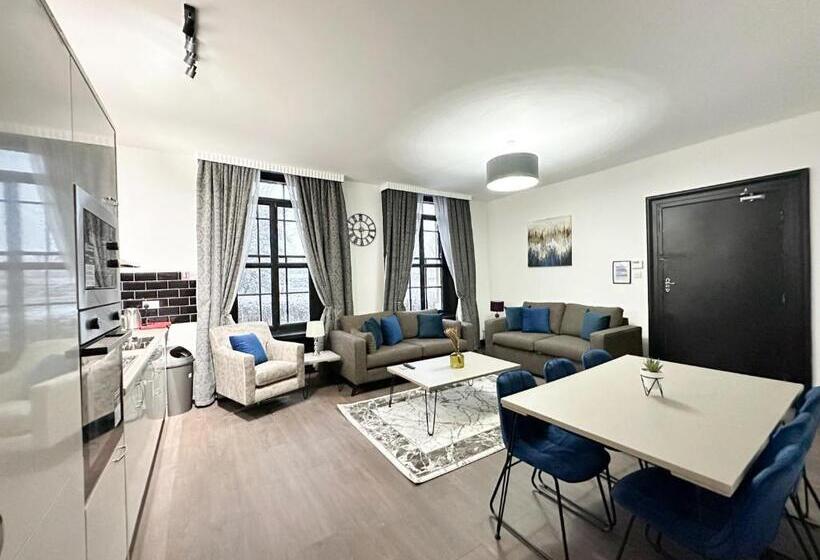 带1个卧室带花园景观的公寓, Mulberry Aparthotel Newcastle Gateshead