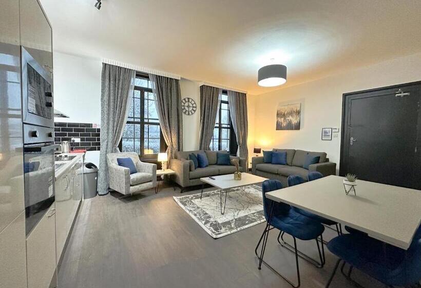 带1个卧室带花园景观的公寓, Mulberry Aparthotel Newcastle Gateshead