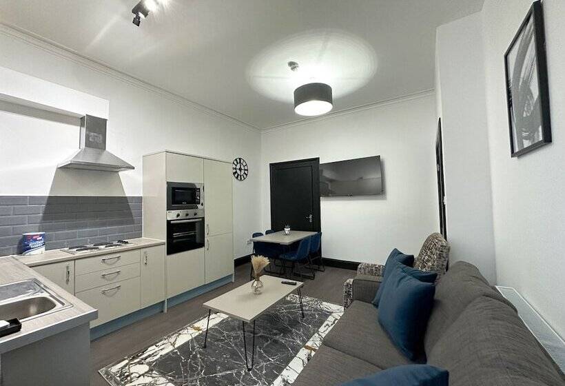 带1个卧室带花园景观的公寓, Mulberry Aparthotel Newcastle Gateshead