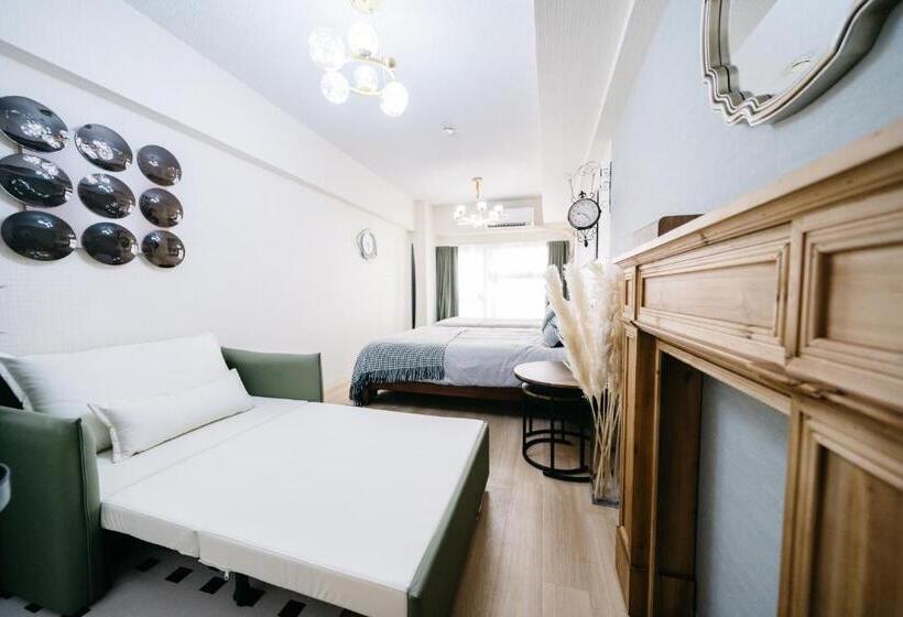 1 Schlafzimmer Apartment mit Balkon, D91新宿最中心 東新宿站5分 Shinjuku Center 5 Mins To Station, Max 4p 直达新宿 涉谷 表参道 池袋 上野 代代木 银座 原宿