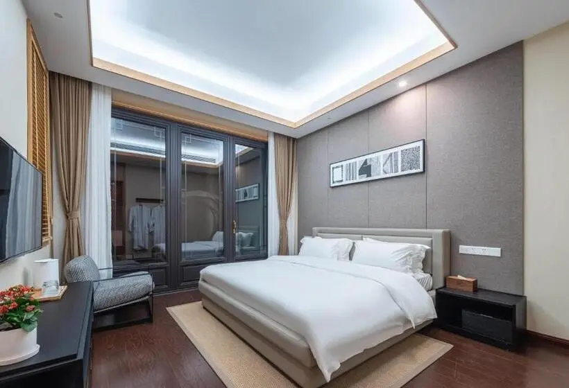 キングサイズベッドのスタンダードルーム, Yangzhou Mangdao Garden Resort