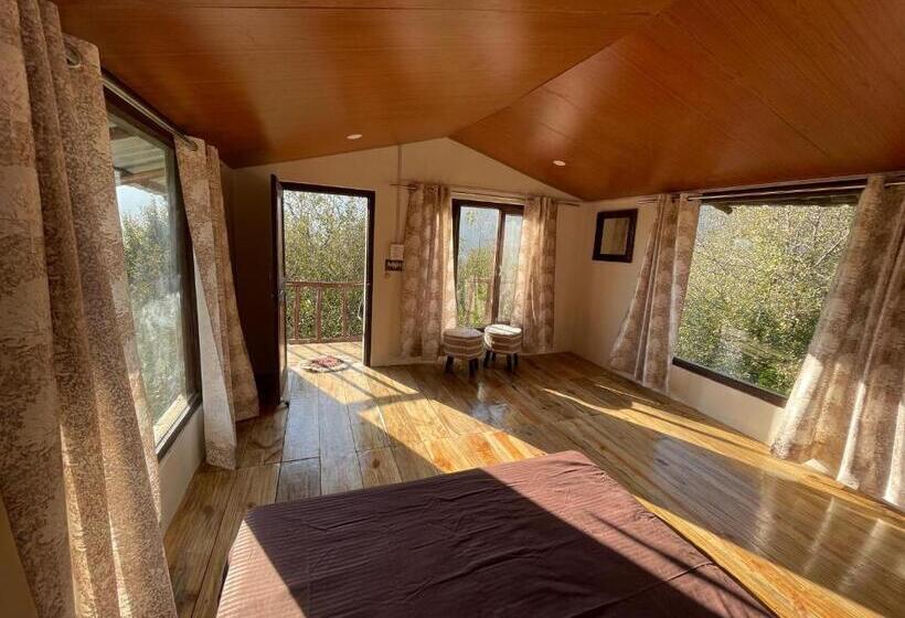 اتاق استاندارد با چشم‌انداز کوهستان, Mandap Cottage & Cafe