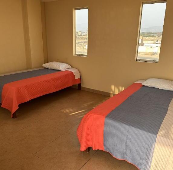 اتاق استاندارد با سرویس بهداشتی مشترک, Yolo House Beach