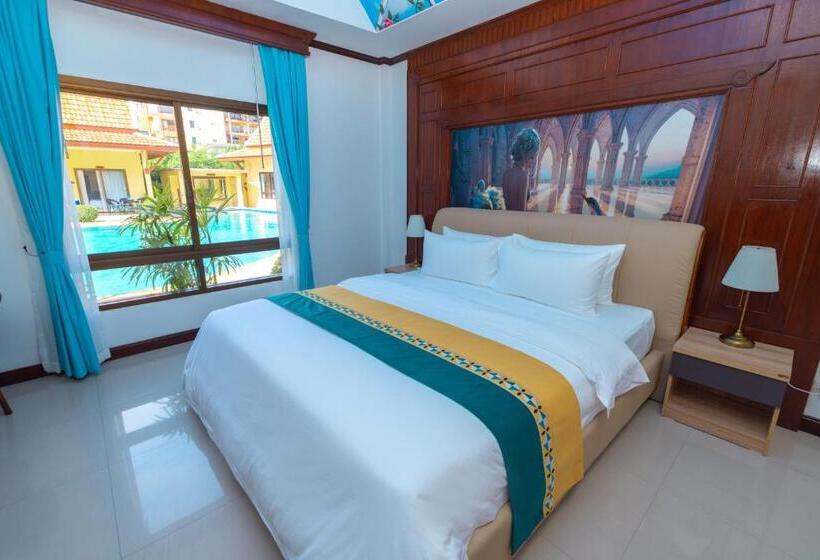 1침실 빌라 정원 전망, Phuket Kana International Hotel普吉岛卡娜国际酒店