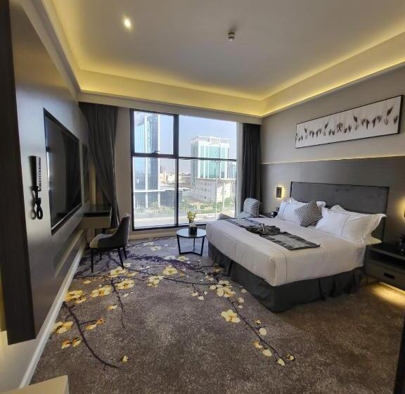 キングサイズベッドのデラックスルーム, Msharef Almoden