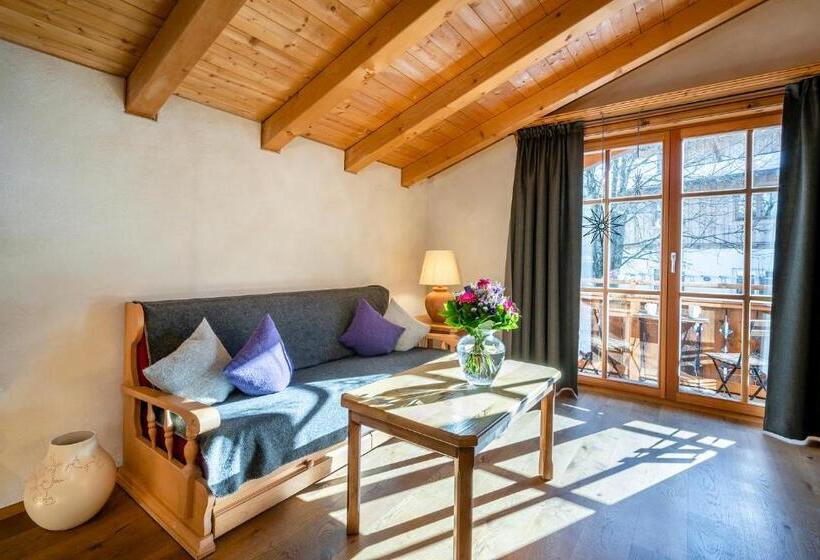 شقة غرفة واحدة مطلة على الحديقة, Almdorf Almlust