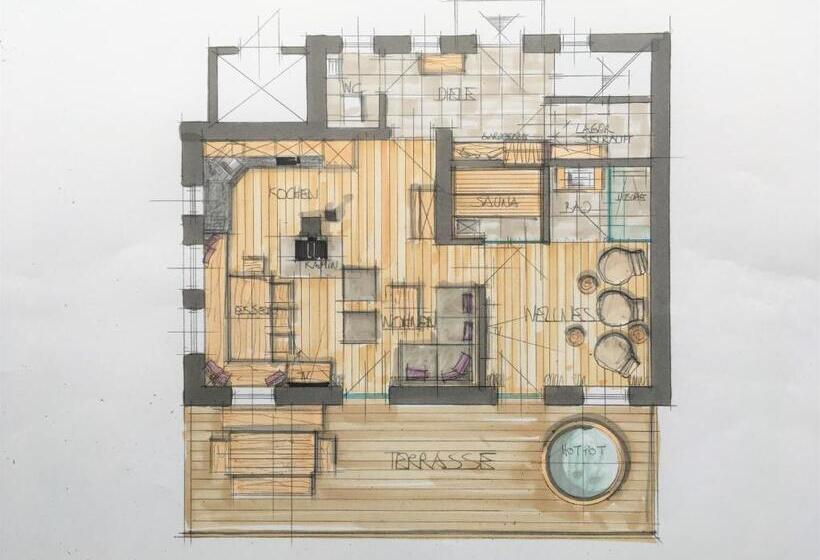 شاليه سوبيريور غرفة نوم واحدة, Almdorf Almlust