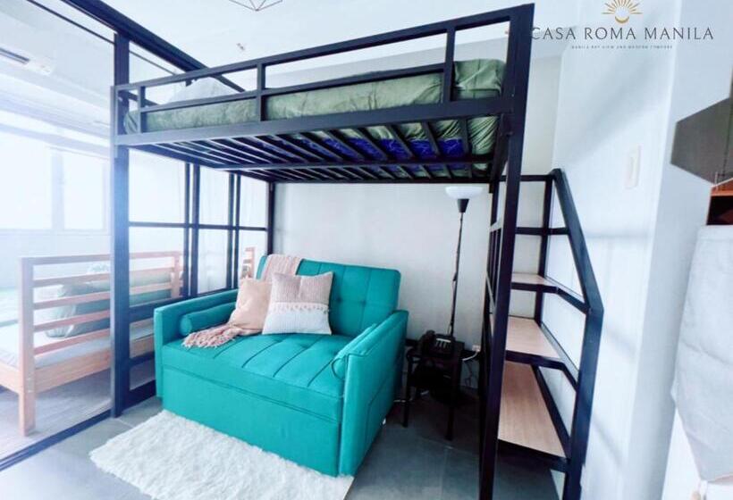 バルコニー付き１ベッドルームアパートメント, Casa Roma Manila