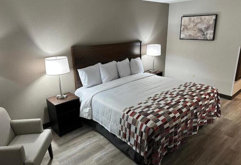 디럭스 룸 킹사이즈 침대, Red Roof Inn Charleston   Dunbar
