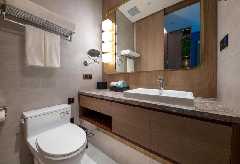 غرفة ديلوكس, Sha Zhi Ye Serviced Apartment Hotel   Houjie Wanda Plaza Liaoxia Subway Station