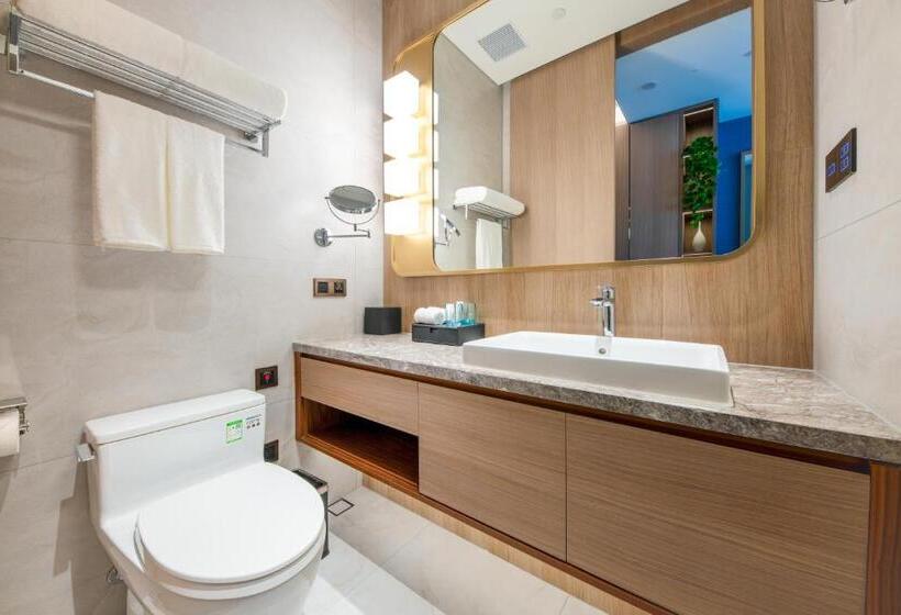 غرفة سوبيريور, Sha Zhi Ye Serviced Apartment Hotel   Houjie Wanda Plaza Liaoxia Subway Station