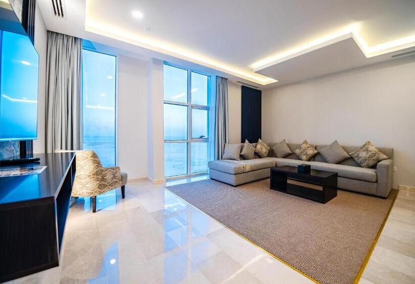 Deluxe Zimmer mit Meerblick, Dam Hodoo دام الهــــــــدوء