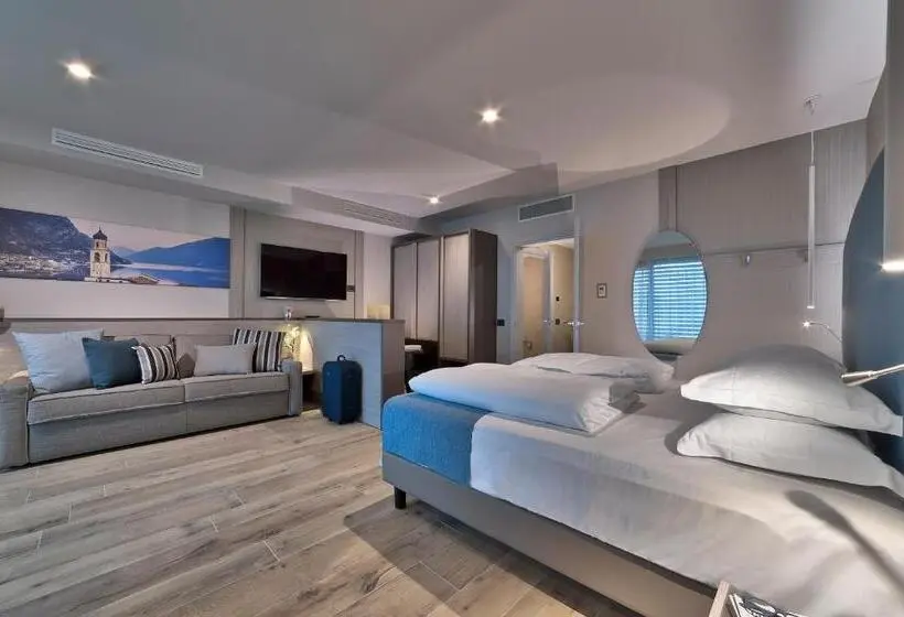 Premium-huone Järvinäkymä, Villa Remo By Hotel Galvani