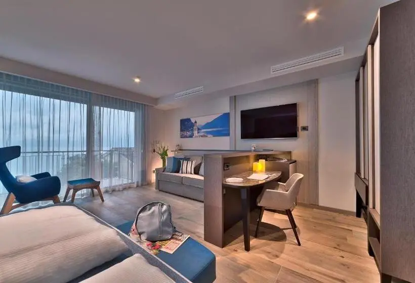 Premium-huone Järvinäkymä, Villa Remo By Hotel Galvani