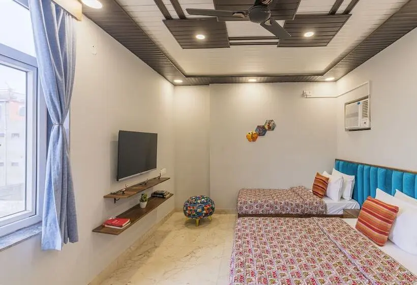 Superior Kolmen Hengen Huone, Madpackers Jaipur