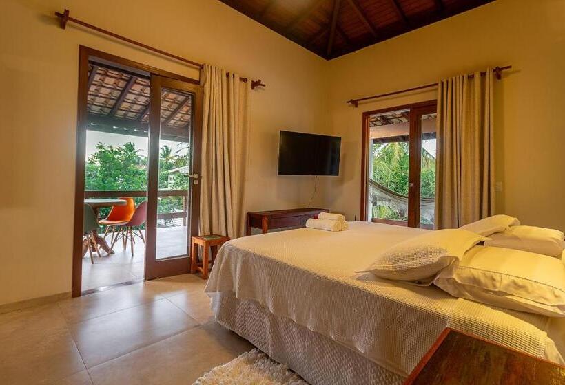 סוויטה עם מרפסת, Villa Beijupirá Guesthouse