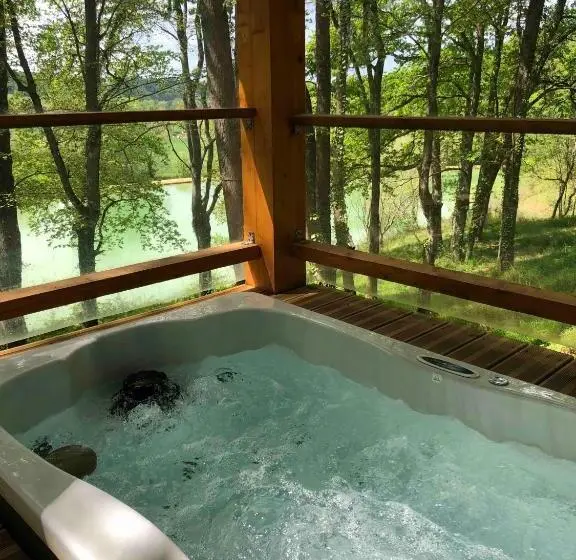 Mökki 1 Makuuhuone, Les Cabanes Du Lac Spa Petit Déjeuné Cabane Du Frêne & Cabane Du Chêne Premium