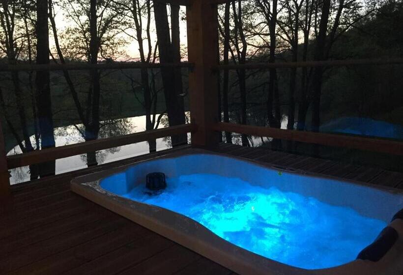 シャレー1寝室, Les Cabanes Du Lac Spa Petit Déjeuné Cabane Du Frêne & Cabane Du Chêne Premium