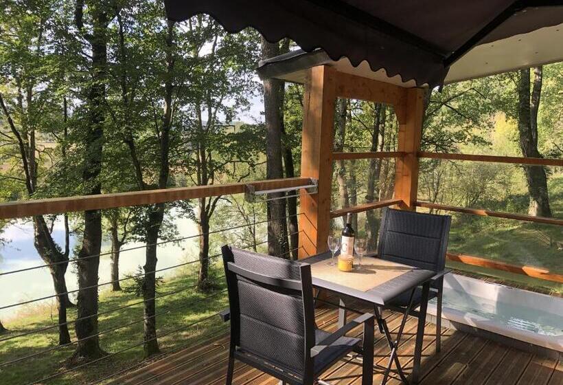 シャレー1寝室, Les Cabanes Du Lac Spa Petit Déjeuné Cabane Du Frêne & Cabane Du Chêne Premium