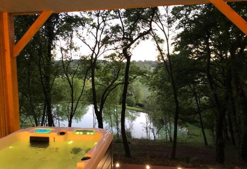 シャレー・スペリアー1寝室, Les Cabanes Du Lac Spa Petit Déjeuné Cabane Du Frêne & Cabane Du Chêne Premium