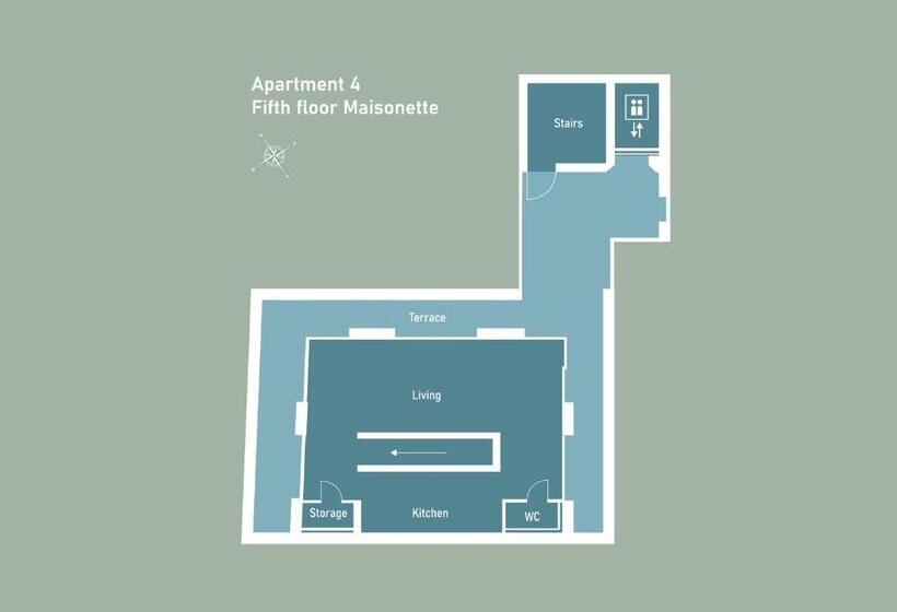 1 Bedroom Penthouse Apartment, The Garden Suites By Suite030