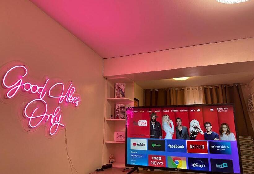 آپارتمان 1 خوابه با تراس, Hm Cozy Place Beside Enchanted Kingdom