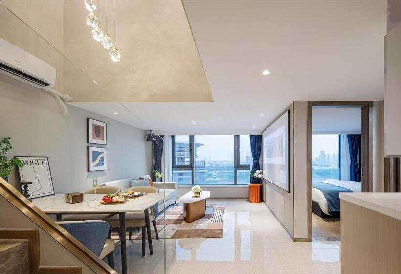 Люкс Superior 3 Спальни, Livetour Hotel Sanxi Metro Guangzhou