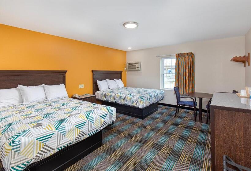 Номер Стандарт 2 Двуспальные Кровати, Cardinal Motel Bowling Green