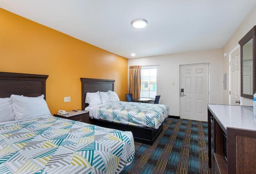 Номер Стандарт 2 Двуспальные Кровати, Cardinal Motel Bowling Green