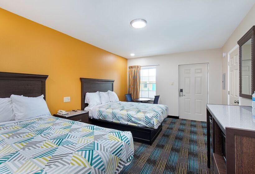 带2个双人床的标准工作室, Cardinal Motel Bowling Green